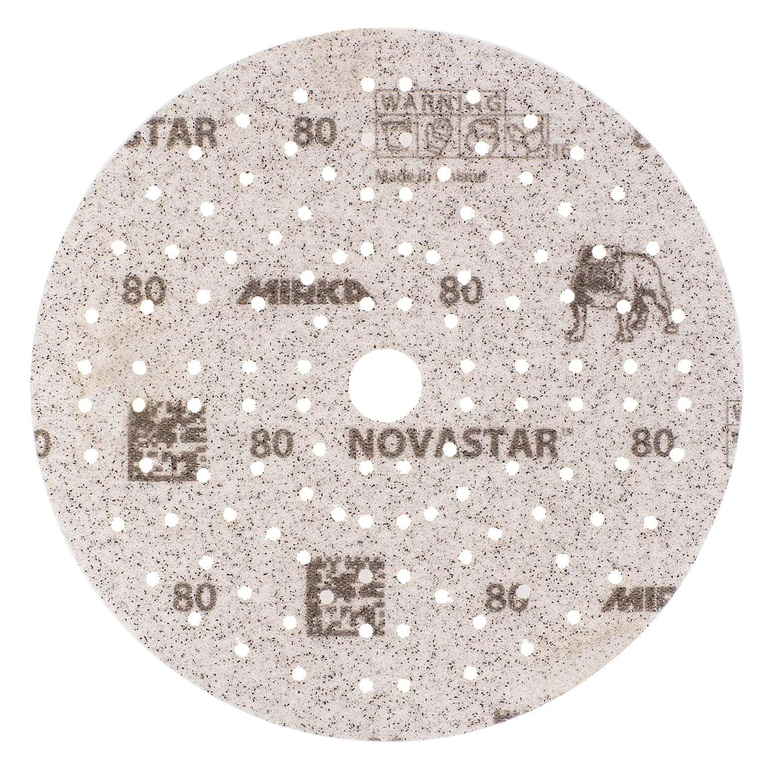 Mirka Novastar 6 in. 240G Grip Film-Backed Disc, Qty 50 FG-6MH-240