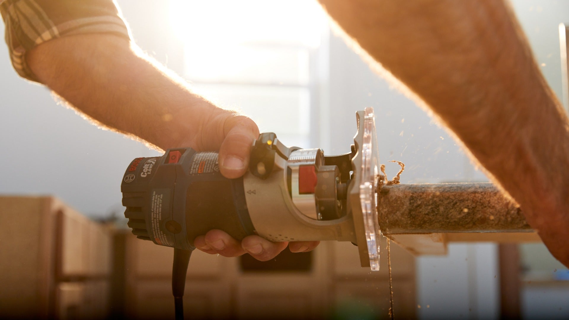 Bosch Variable Speed Palm Router Installer Kit, 1 HP PR20EVSNK