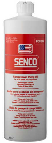 Senco Compressor Pump Oil 32 Oz PC0344