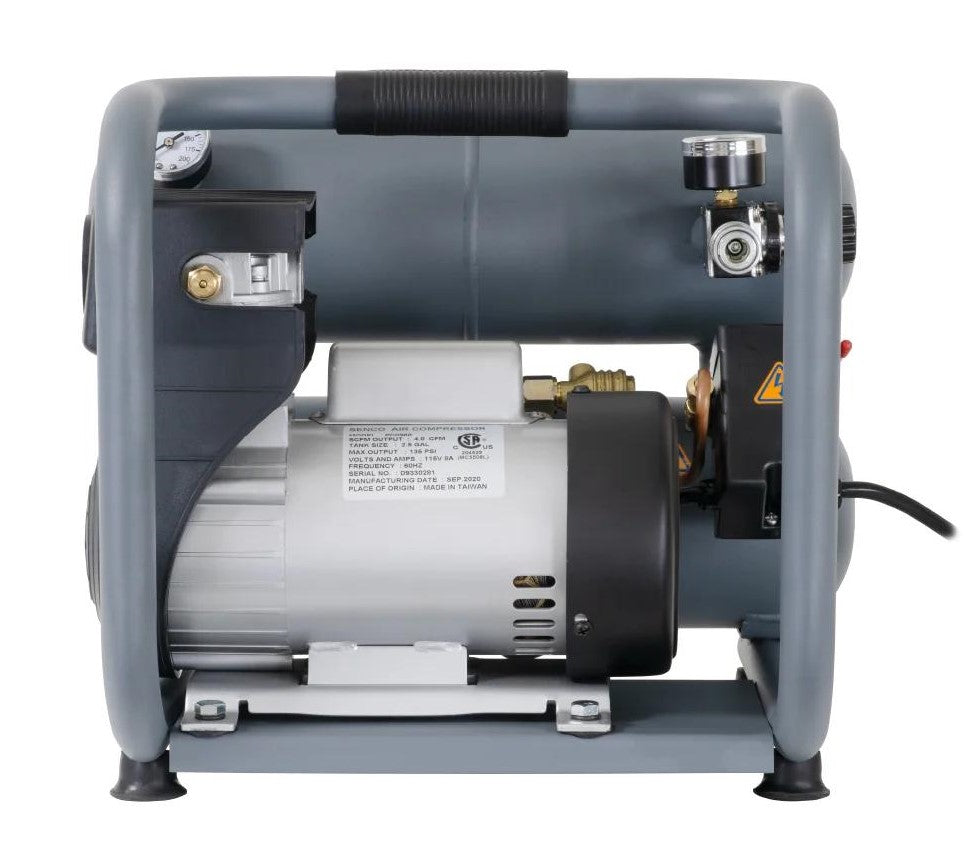 Senco Twin Tank Finish & Trim Air Compressor, 1 HP, 2.5 Gallon PC0968