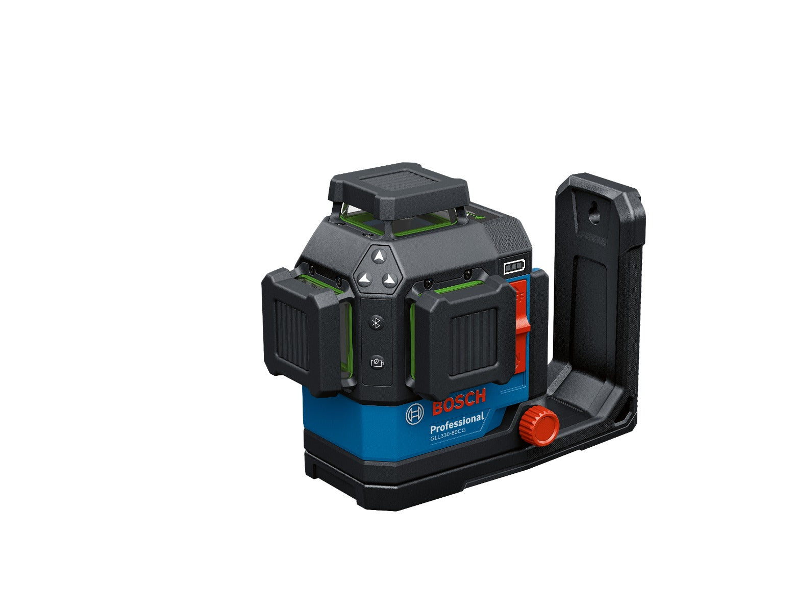 Bosch 18V 360deg Connected Green-Beam Three-Plane Leveling and Alignment Laser GLL330-80CGN