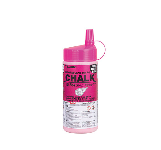 PLC2-FP300, Tajima Micro Chalk, Ultra-Fine Chalk with Easy-Fill Nozzle, 300g/10.5 oz, Fluorescent Pink