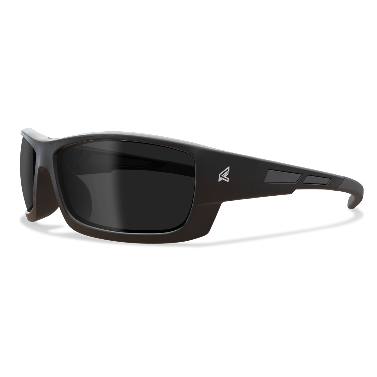 Edge Eyewear Mazeno Slim Fit Safety Glasses, Black Frame, Smoke Lens PM116