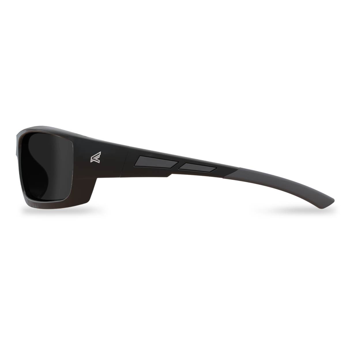 Edge Eyewear Mazeno Slim Fit Safety Glasses, Black Frame, Smoke Lens PM116