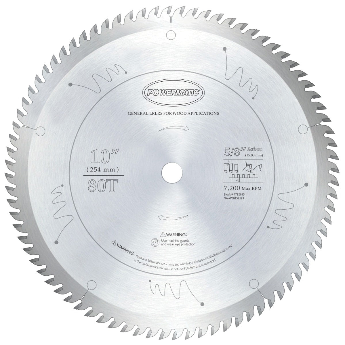 Powermatic 1792655, Powermatic 1080 General CSBlade 1792655