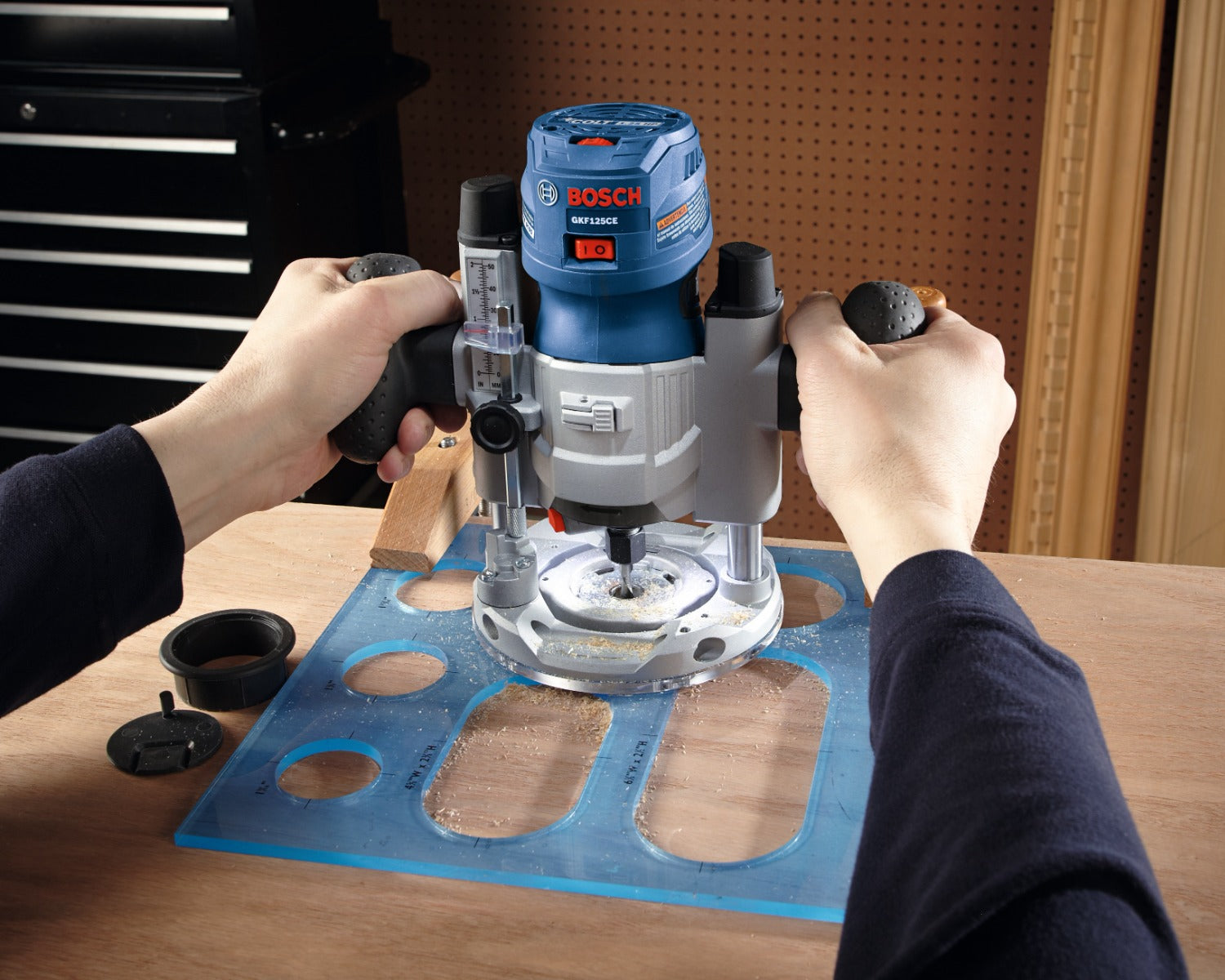 Bosch Palm Router Plunge Base, GKF125 PR111