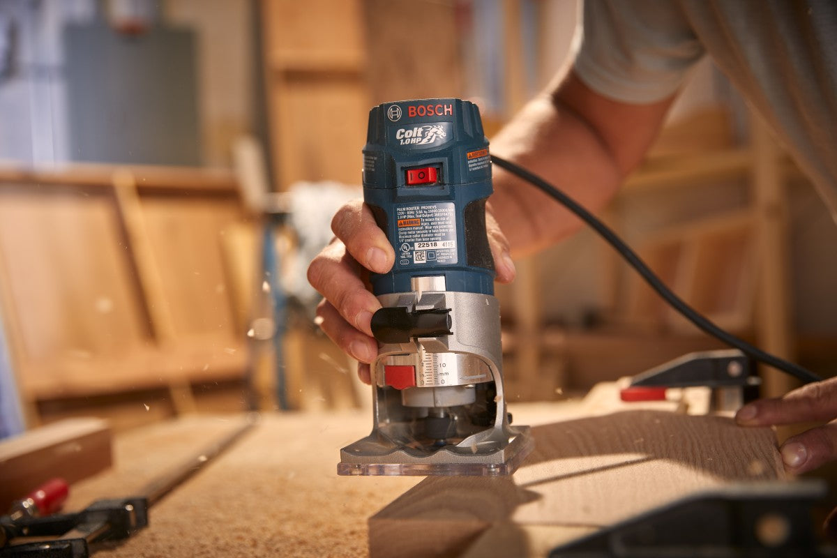 Bosch Variable Speed Palm Router, 1 HP PR20EVS