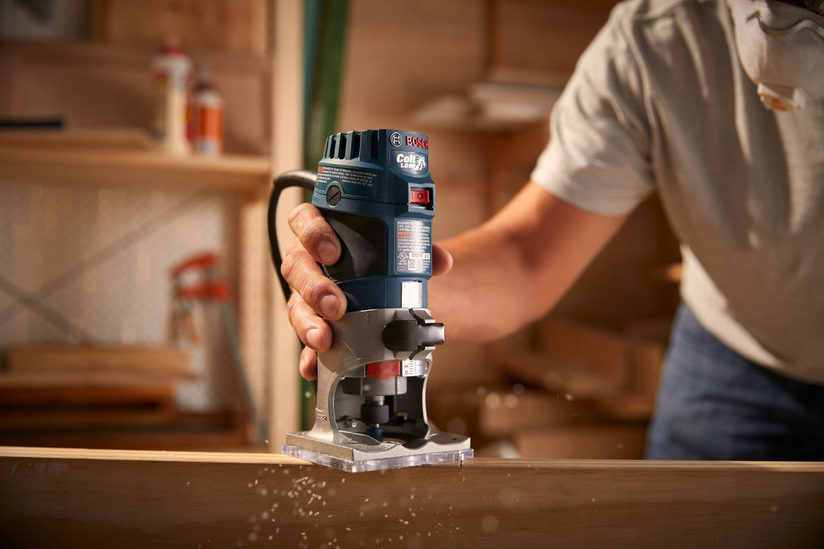 Bosch Variable Speed Palm Router, 1 HP PR20EVS
