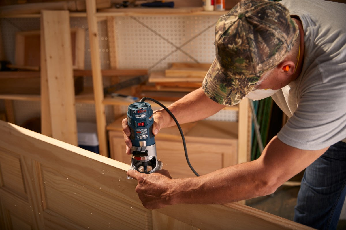 Bosch Variable Speed Palm Router, 1 HP PR20EVS