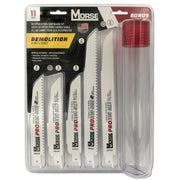 MK Morse 11 Piece Demolition Reciprocating Saw Blade Assortment Kit 397971