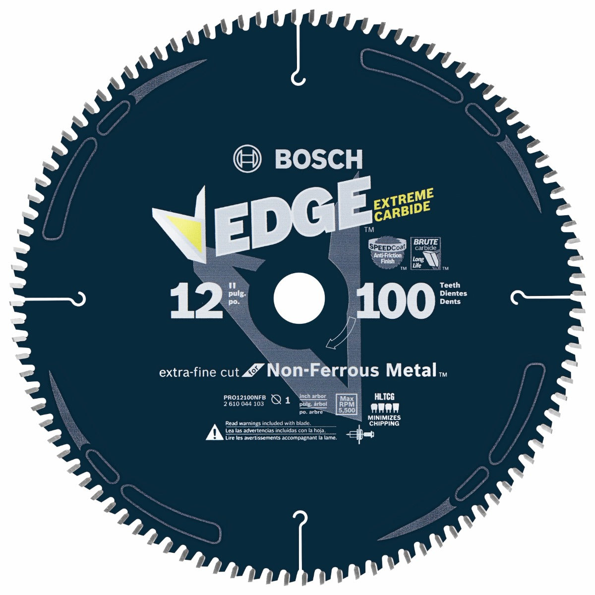 Bosch 12" 100Tooth Non-Ferrous Metal-Cut Circular Saw Blade PRO12100NFB