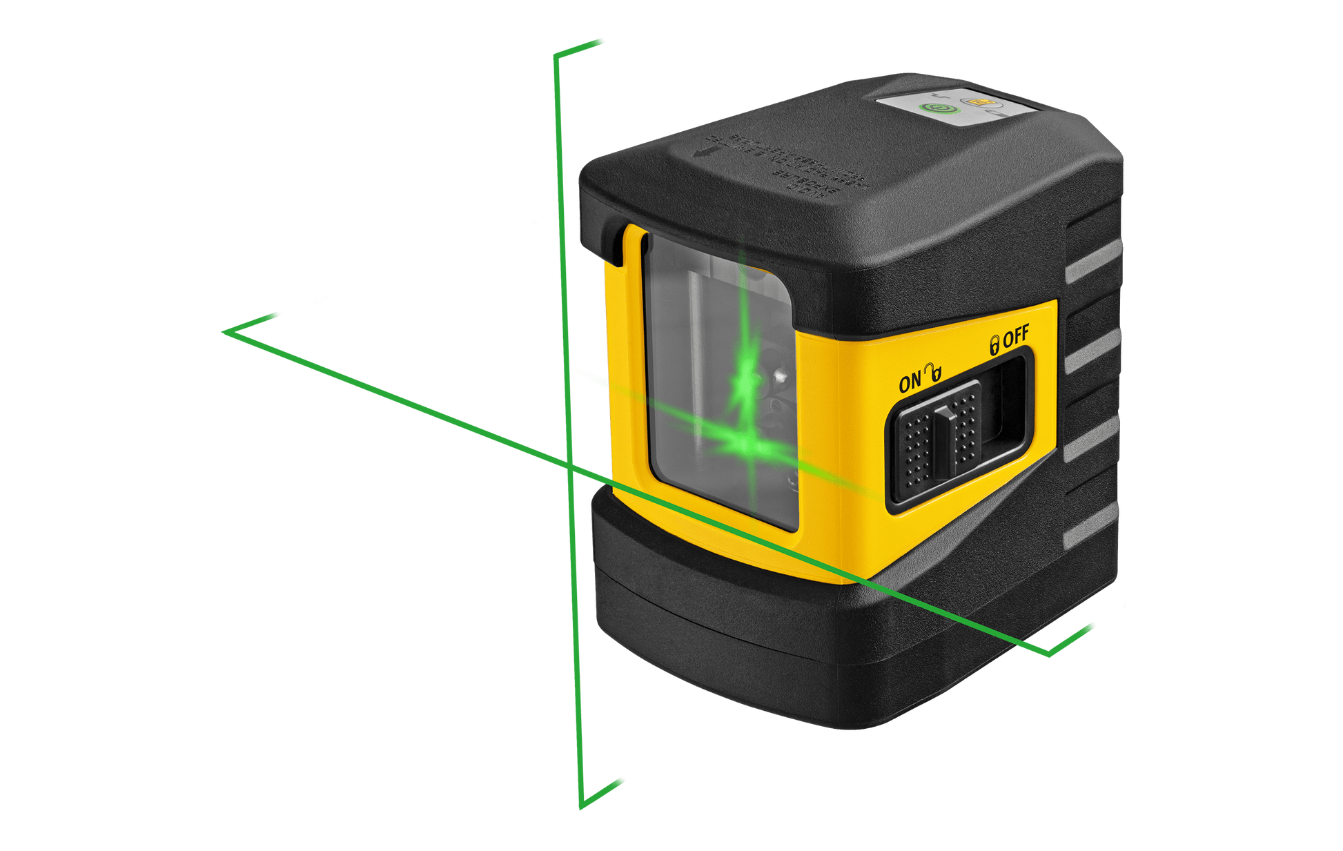Stabila LAX 60 G Green Beam Cross Line Laser, Self-Leveling, 100 ft. Range 03280
