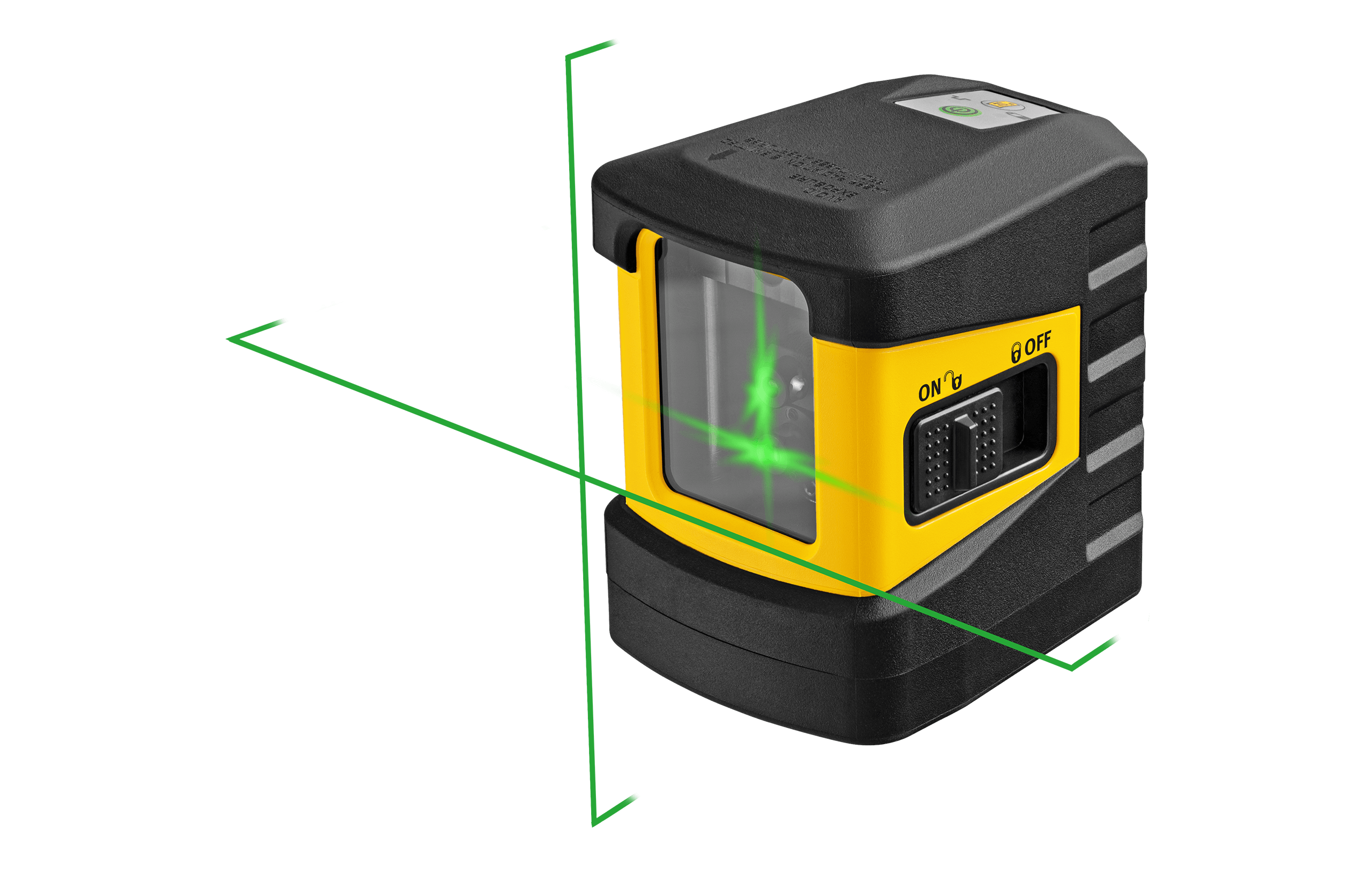 Stabila LAX 60 G Green Beam Cross Line Laser, Self-Leveling, 100 ft. Range 03280