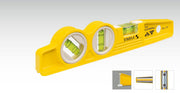 Stabila 10 in. TYPE 81 SV REM W45 Die Cast Magnetic Torpedo Level with 45-Degree Vial & V-Groove 25245
