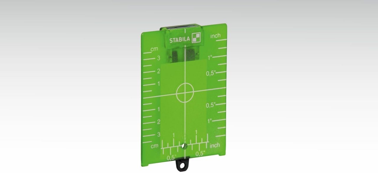 Stabila GREEN Magnetic Ceiling Target Plate 07442