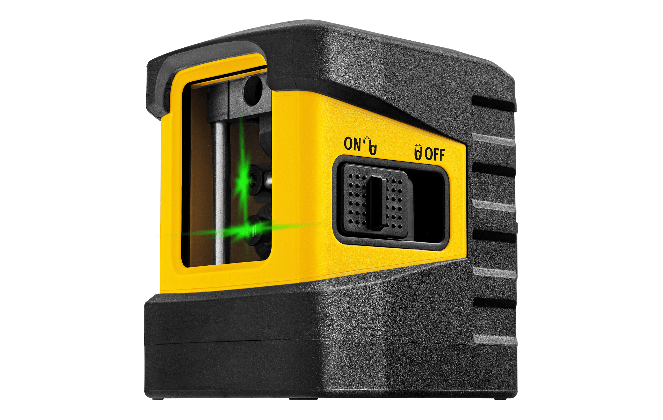 Stabila LAX 60 G Green Beam Cross Line Laser, Self-Leveling, 100 ft. Range 03280