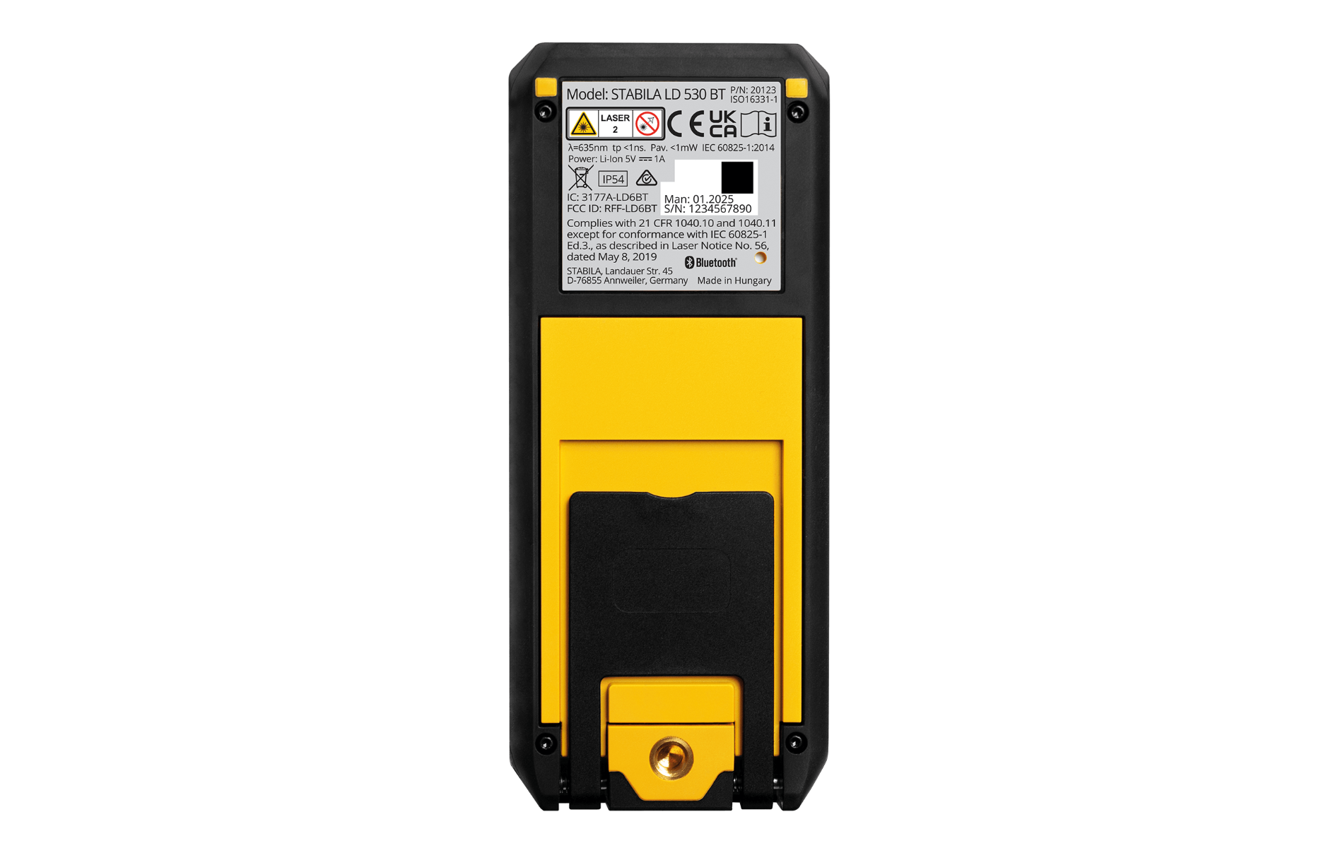Stabila LD 530 BT Laser Distance Measurer with Bluetooth & 4x Zoom 06530