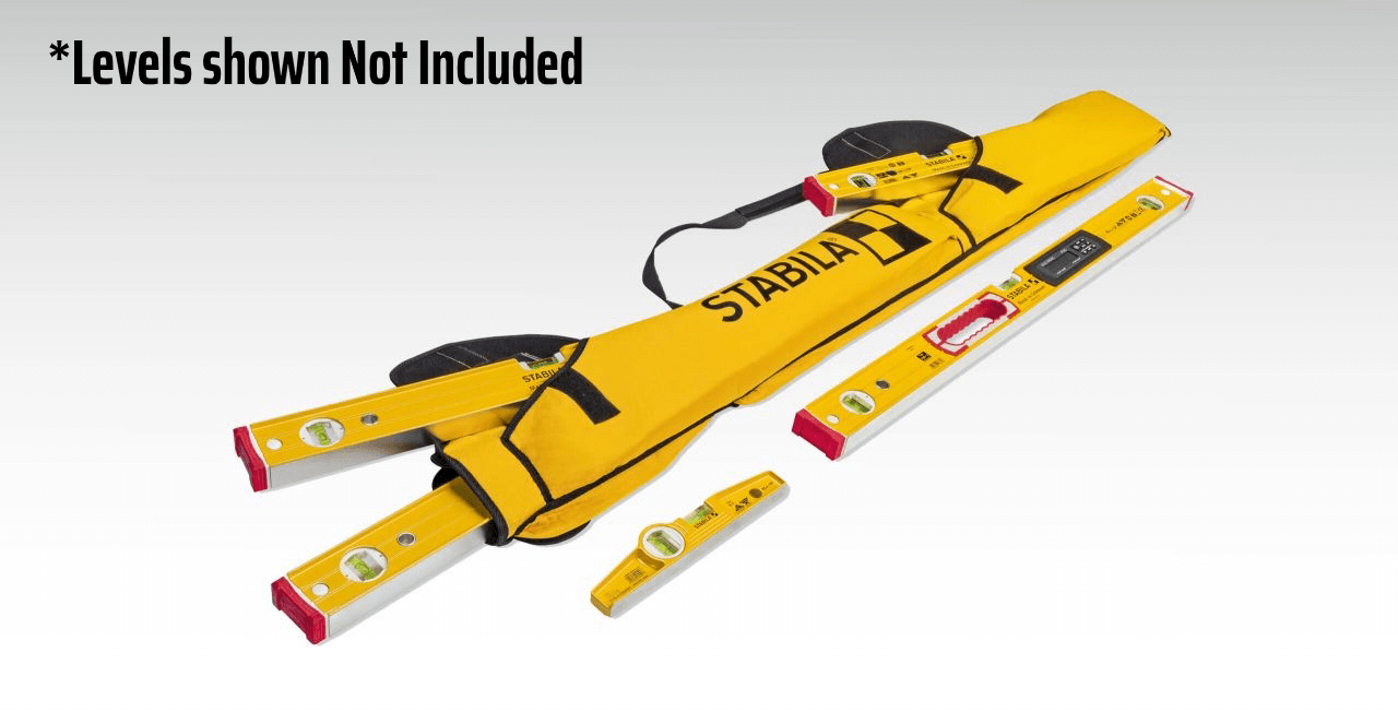 Stabila 78, 48, 32, 24, 16 in. & Torpedo Level Case 30025