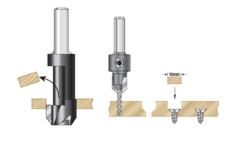 Amana Tool 2 pc Plug Set 9/64 Drill Dia. PS-200