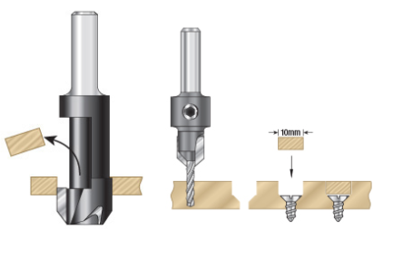 Amana Tool 5 pcE Plug Set w/ Drills & Plug PS-500