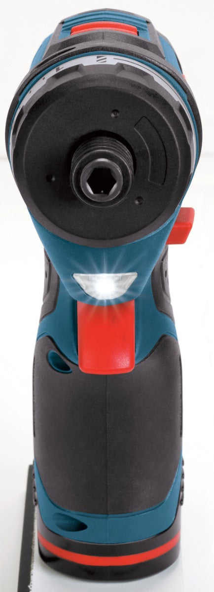 Bosch 12V Max 2-Speed Pocket Driver Kit w/ 2, 2.0 Batteries PS21-2A