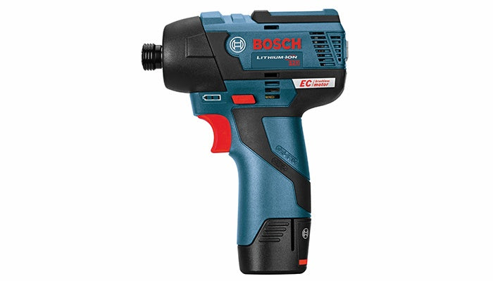 Bosch 12V Max Brushless Impact Driver Kit w/ 2, Batteries PS42-02