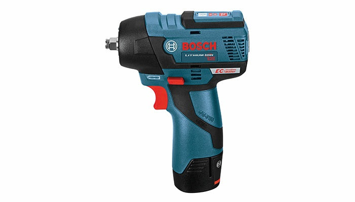 Bosch 12V Max Brushless 3/8" Impact Wrench Kit w/ 2 Batteries PS82-02