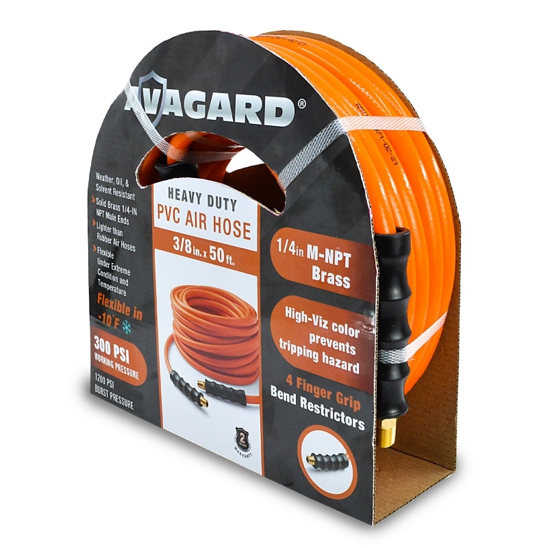 Blubird Avagard 3/8" X 50' PVC Air Hose Assembly 3/8" Male-NPT PV3850