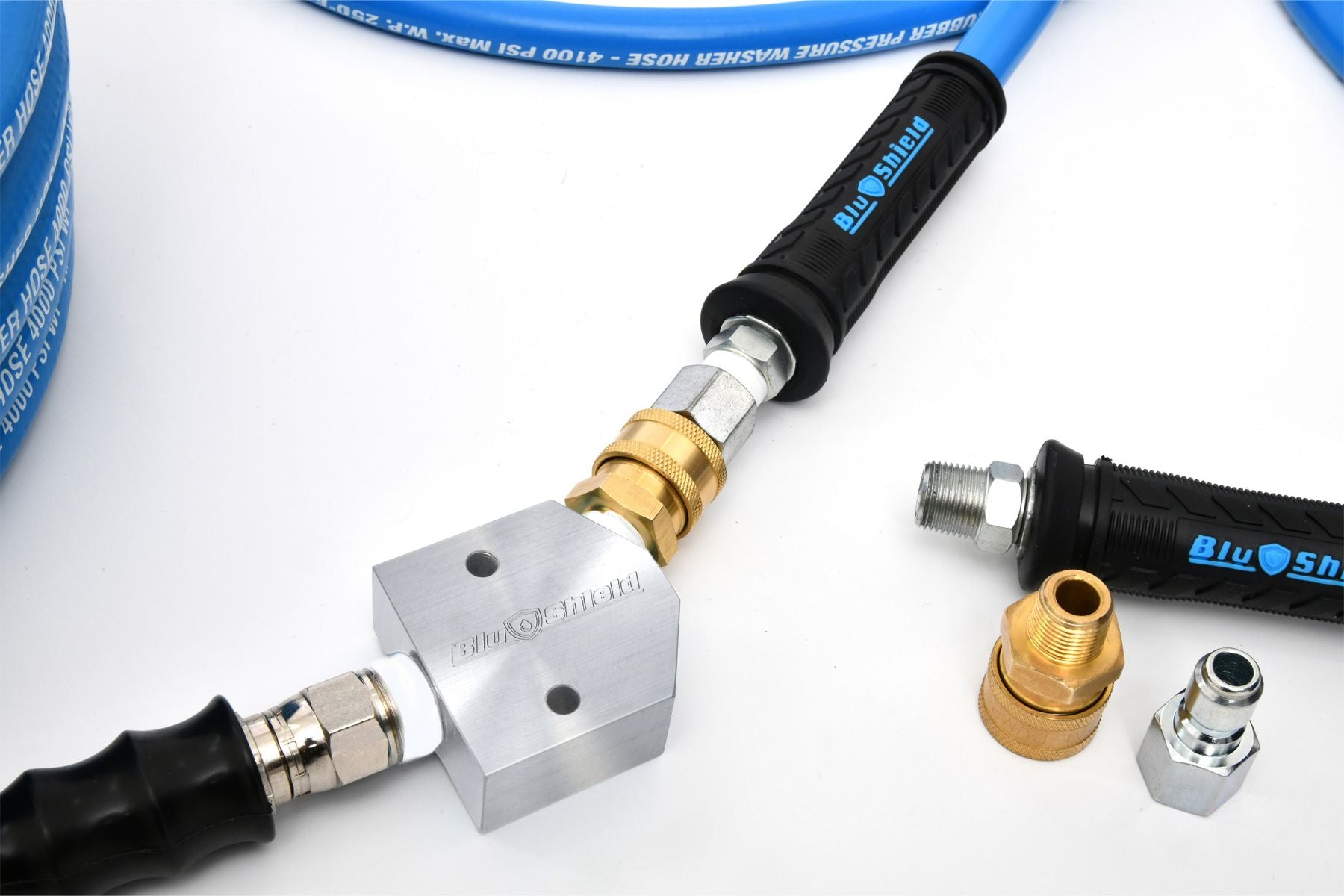 Blubird Blu Shield U-BLoX 3812 Pressure Washing Connection Kit w/ ToughTek 3/8" X 6' TTPW3806-UB3812