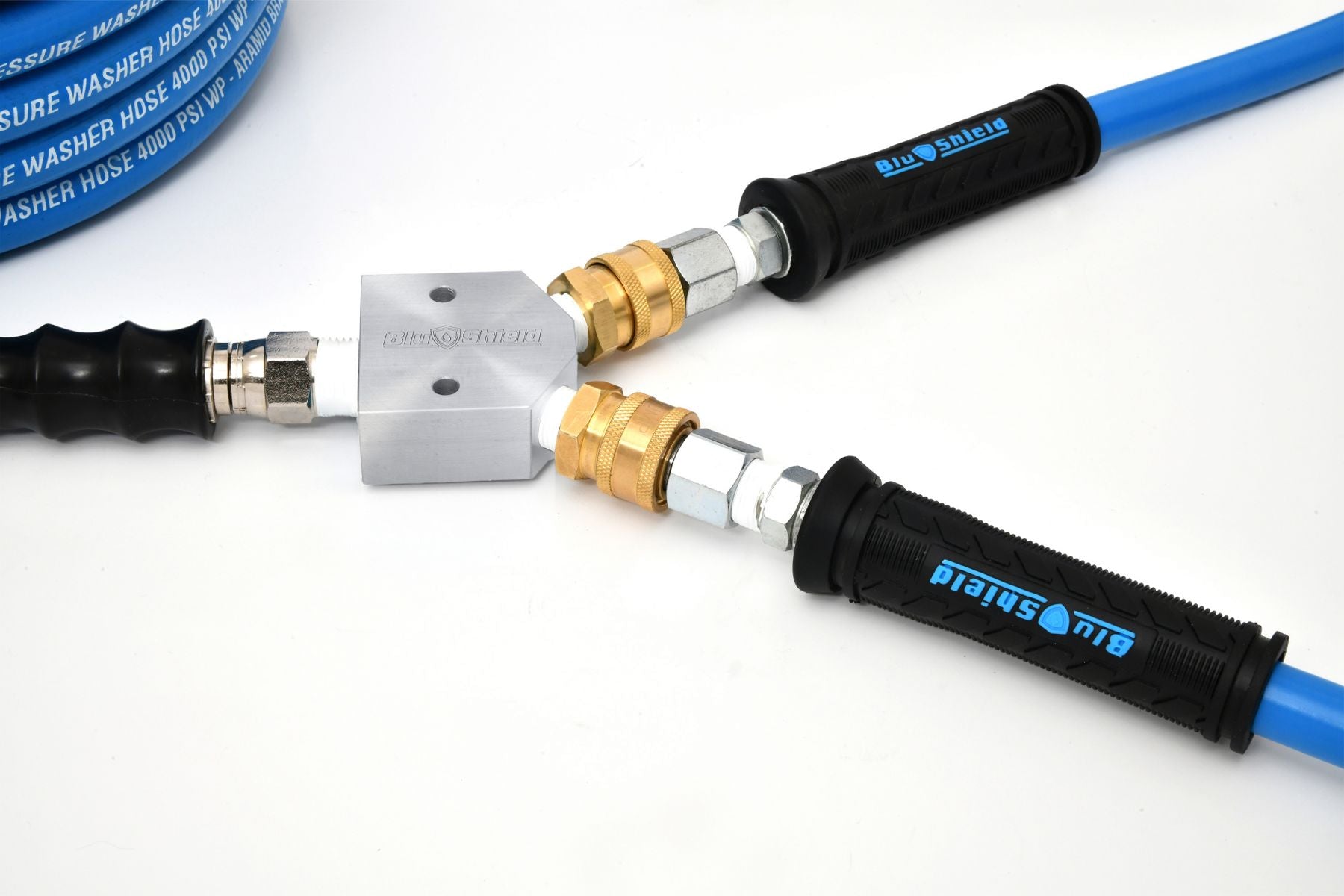 Blubird Blu Shield U-BLoX 3812 Pressure Washing Connection Kit w/ ToughTek 3/8" X 6' TTPW3806-UB3812