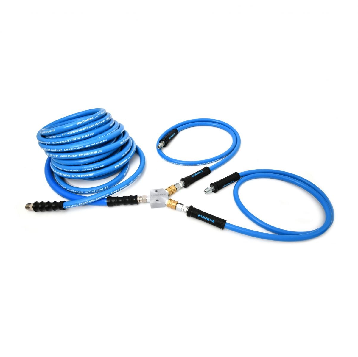 Blubird Blu Shield U-BLoX 3812 Pressure Washing Connection Kit w/ ToughTek 3/8" X 6' TTPW3806-UB3812