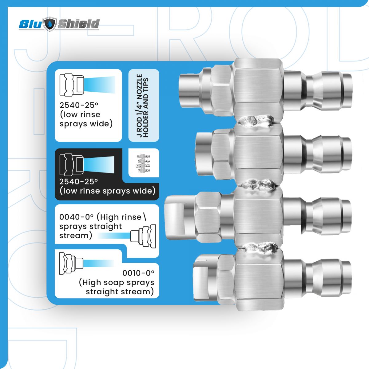Blubird J-Rod Pressure Washer Nozzle PWA042