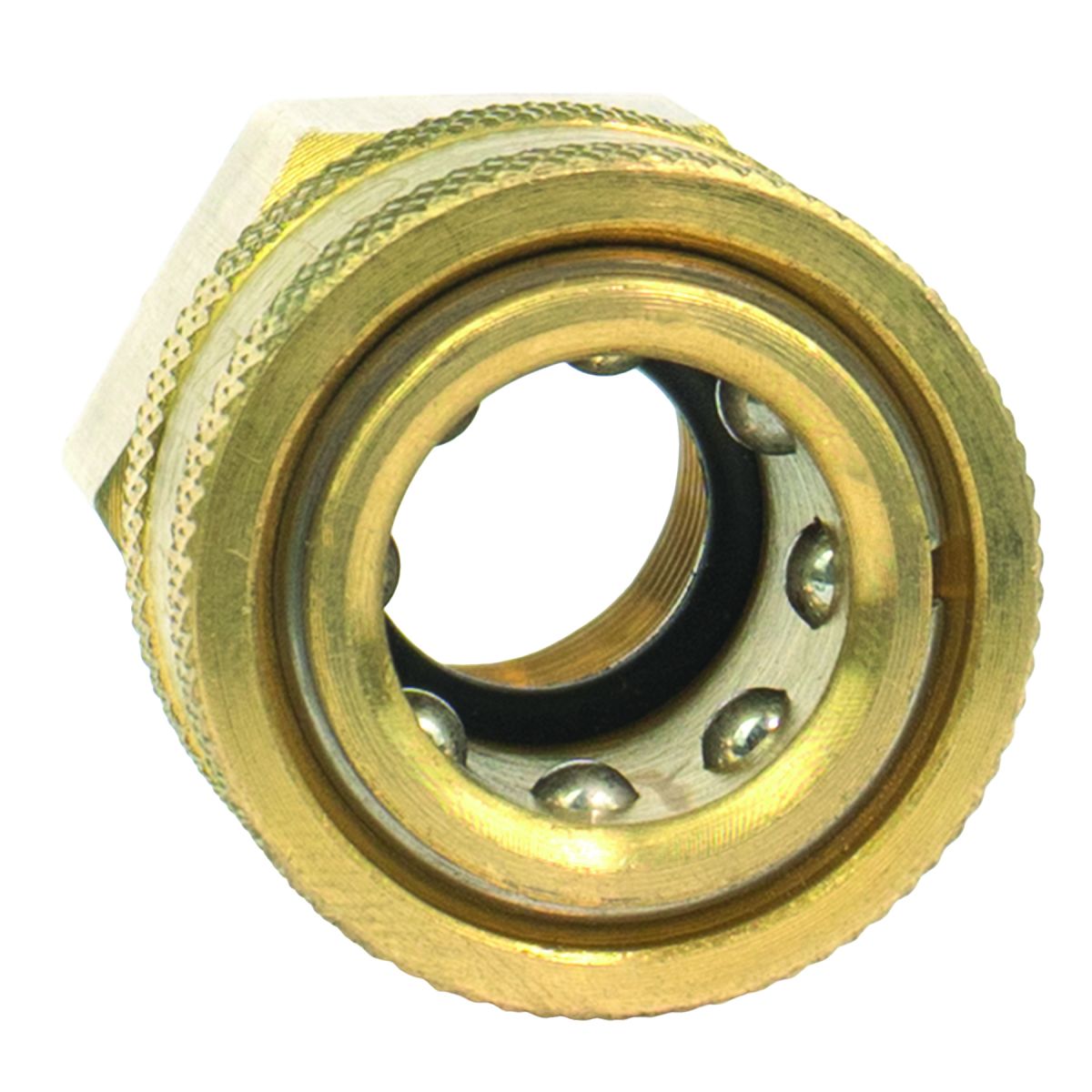 Blubird 1/4" Quick-Disconnect Socket X 1/4" FPT Pressure Washer Adapter PWA052