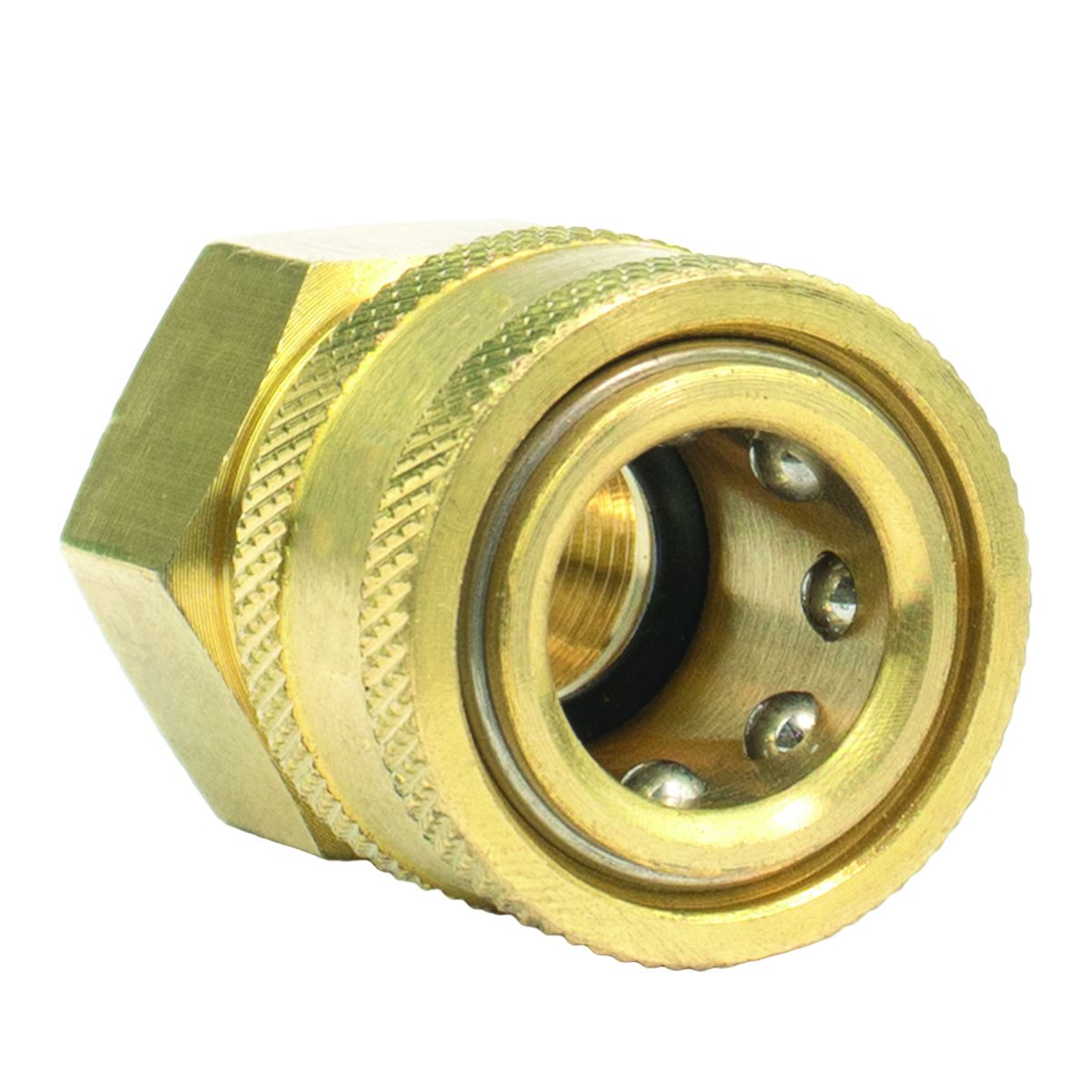 Blubird 1/4" Quick-Disconnect Socket X 1/4" FPT Pressure Washer Adapter PWA052