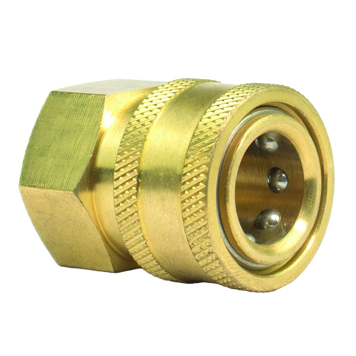Blubird 1/4" Quick-Disconnect Socket X 1/4" FPT Pressure Washer Adapter PWA052