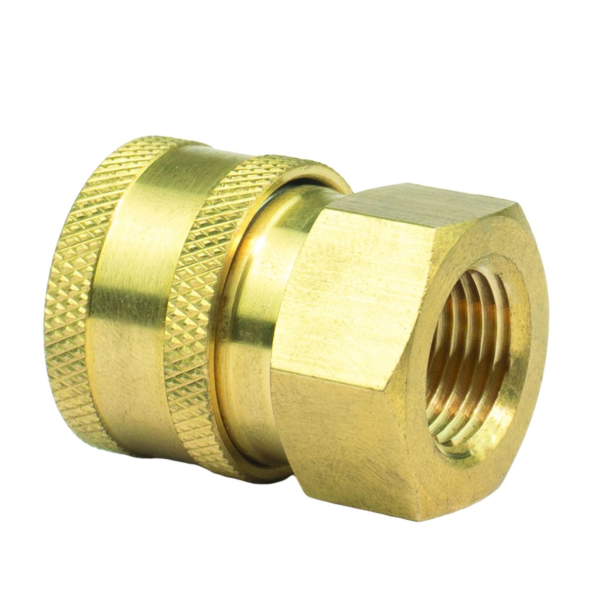 Blubird 1/4" Quick-Disconnect Socket X 1/4" FPT Pressure Washer Adapter PWA052