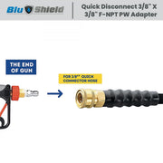 1/4" Quick-Disconnect Socket X 1/4" FPT Pressure Washer Adapter