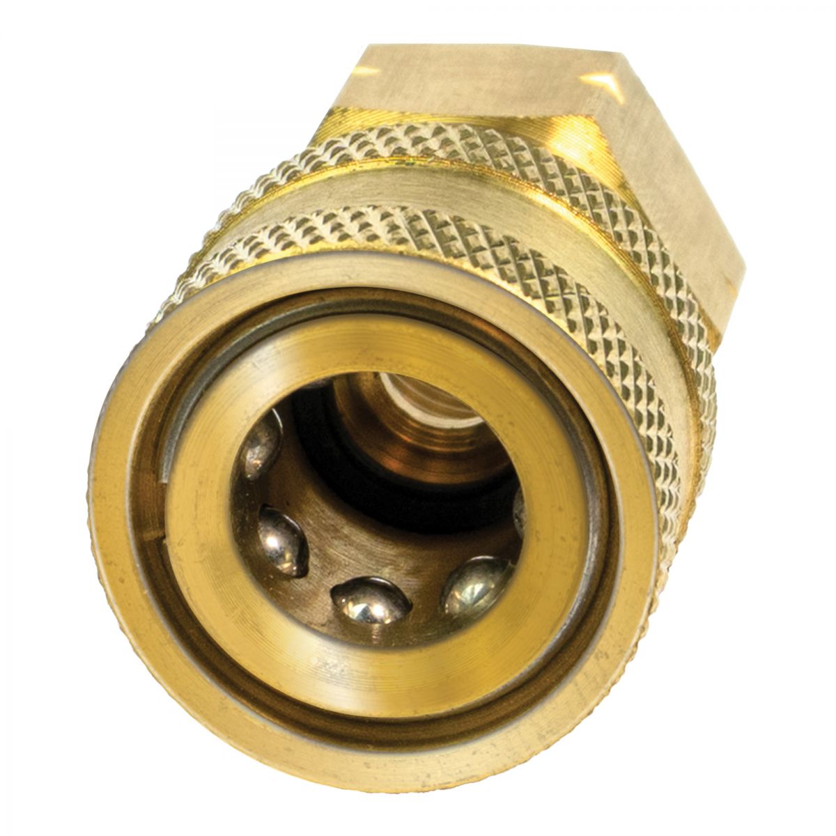 Blubird 3/8" Quick-Disconnect Socket X 3/8" FPT Pressure Washer Adapter PWA055