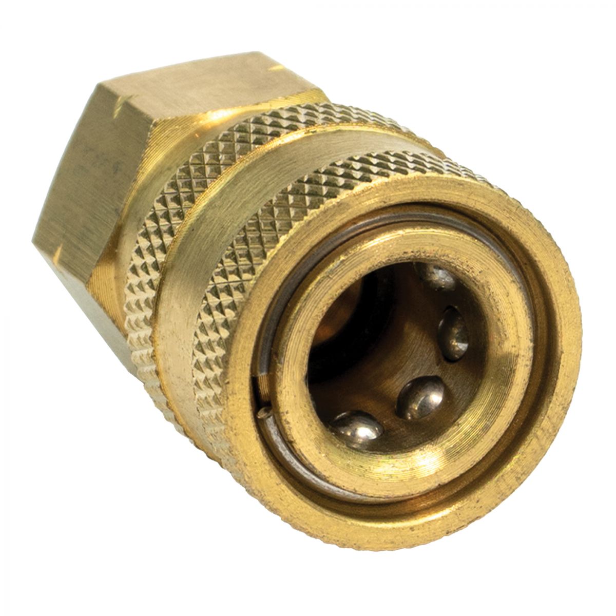 Blubird 3/8" Quick-Disconnect Socket X 3/8" FPT Pressure Washer Adapter PWA055