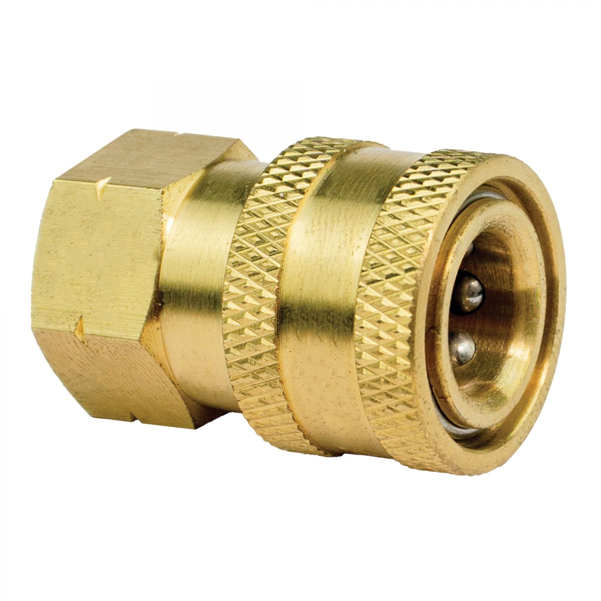 Blubird 3/8" Quick-Disconnect Socket X 3/8" FPT Pressure Washer Adapter PWA055