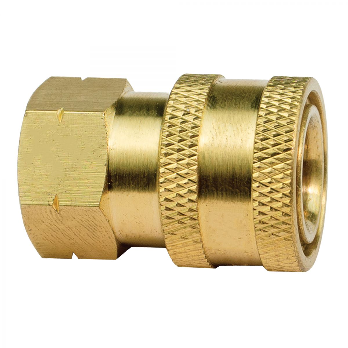 Blubird 3/8" Quick-Disconnect Socket X 3/8" FPT Pressure Washer Adapter PWA055