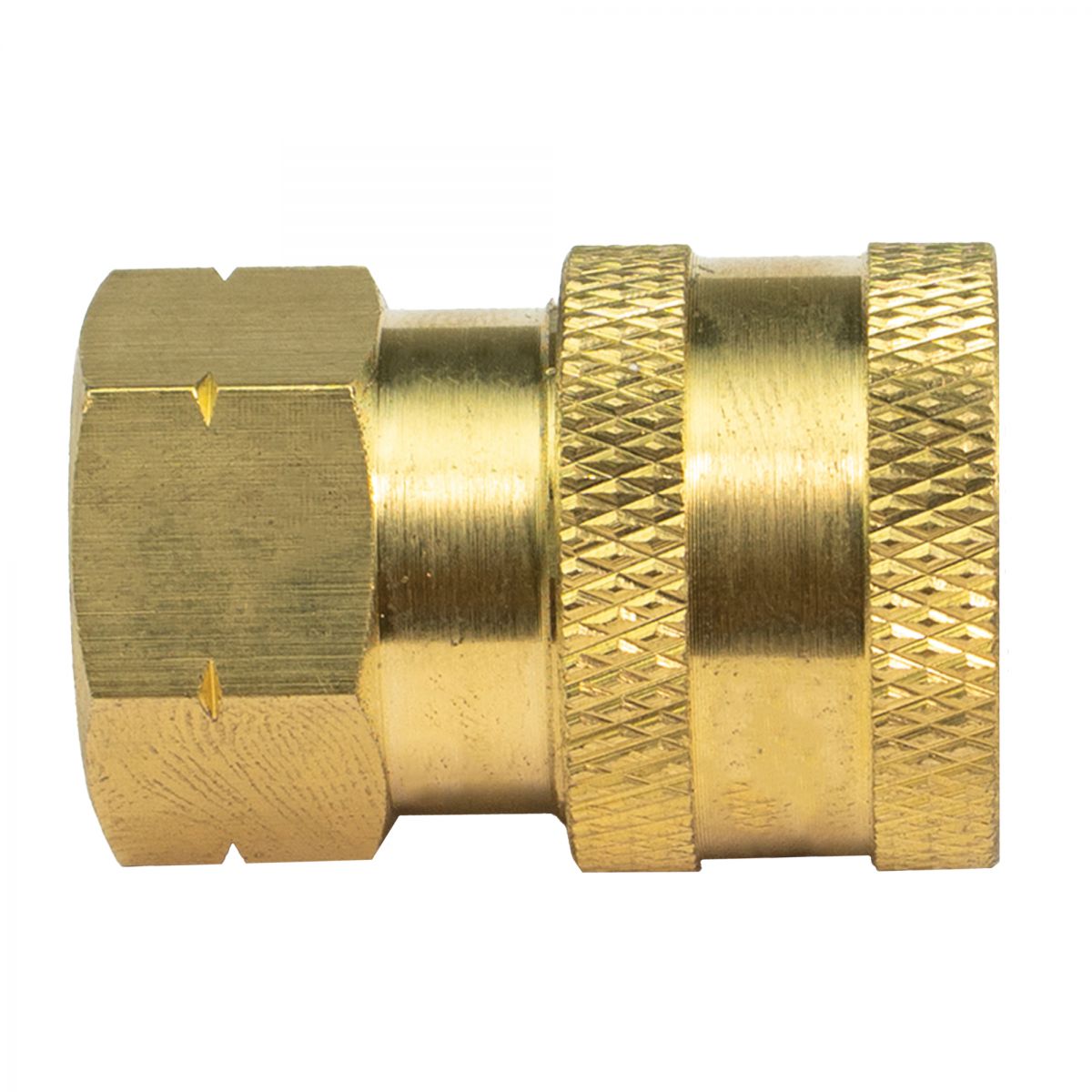 Blubird 3/8" Quick-Disconnect Socket X 3/8" FPT Pressure Washer Adapter PWA055