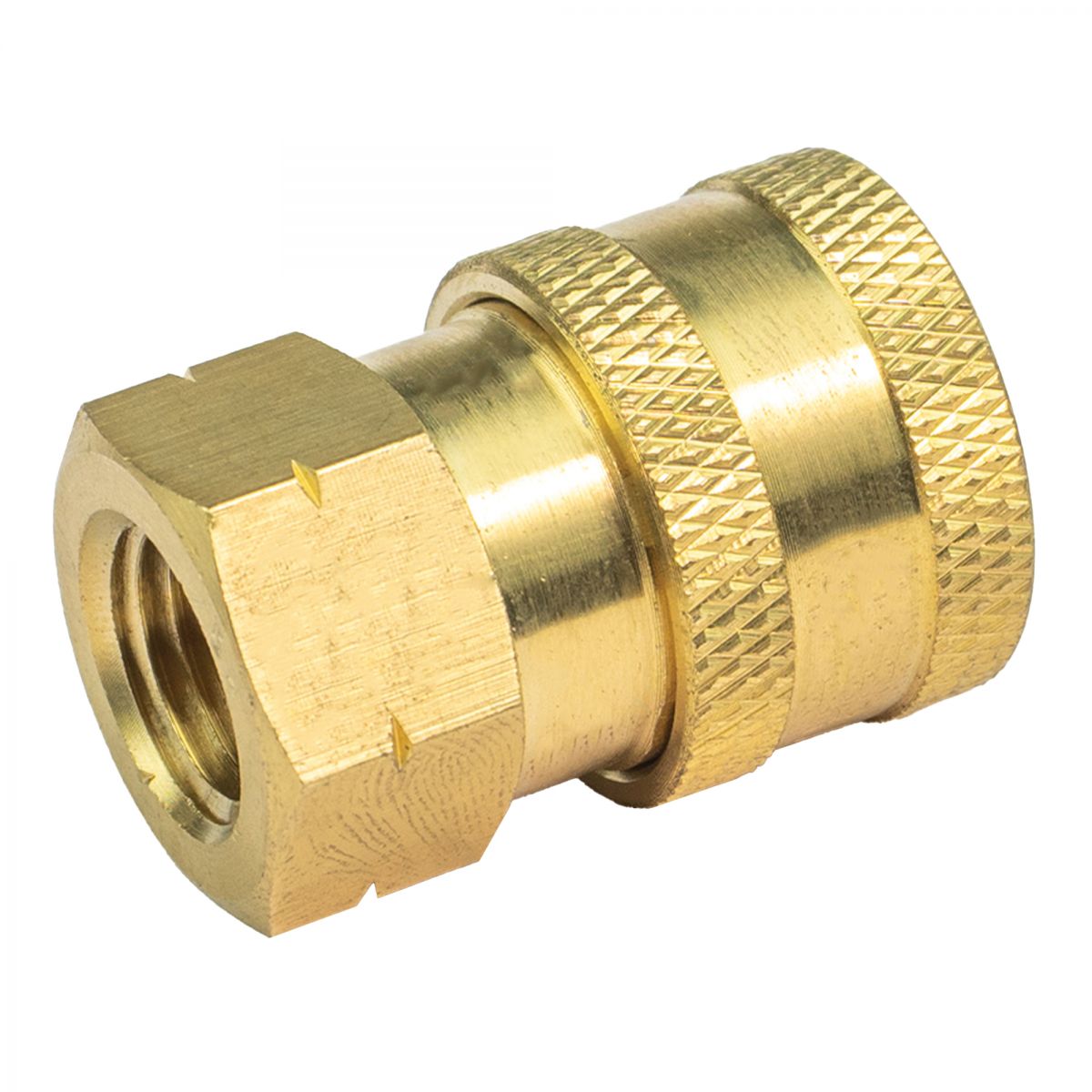 Blubird 3/8" Quick-Disconnect Socket X 3/8" FPT Pressure Washer Adapter PWA055