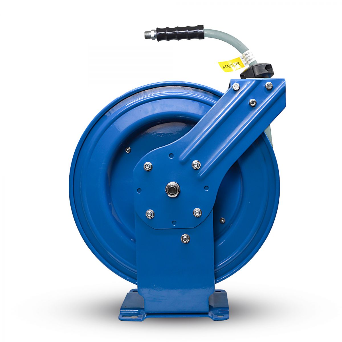 Blubird Blu Shield 3/8" X 50' Pressure Washing Dual Arm Hose Reel with 6' Lead-in-Hose PWSWRDA3850