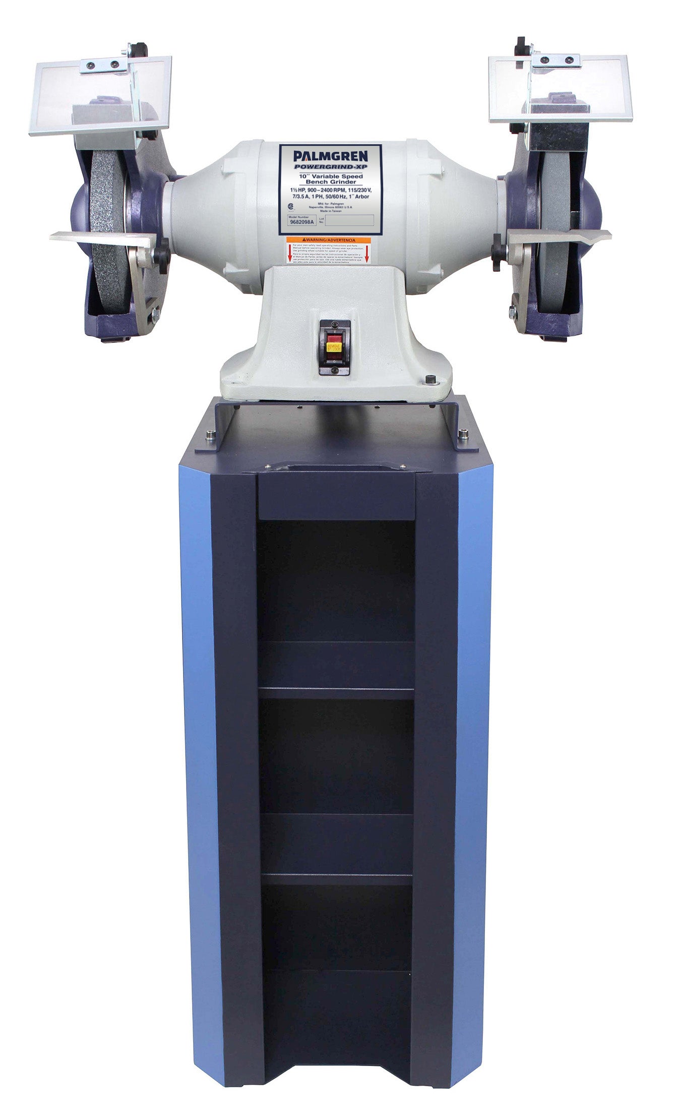 10" VS Bench Grinder/Pedestal Dust Collector Combo
