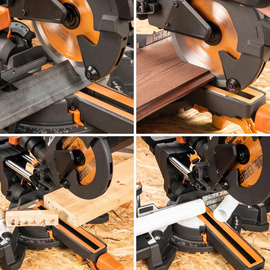 Evolution 7.25 in. Multi-Material TCT Blade for Miter Saw, 20T, 20mm Arbor RAGEBLADEX