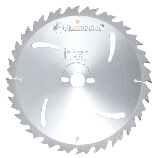 Amana Tool 12 in /24T RIP STR Grind 30mm Bore RB1224-30