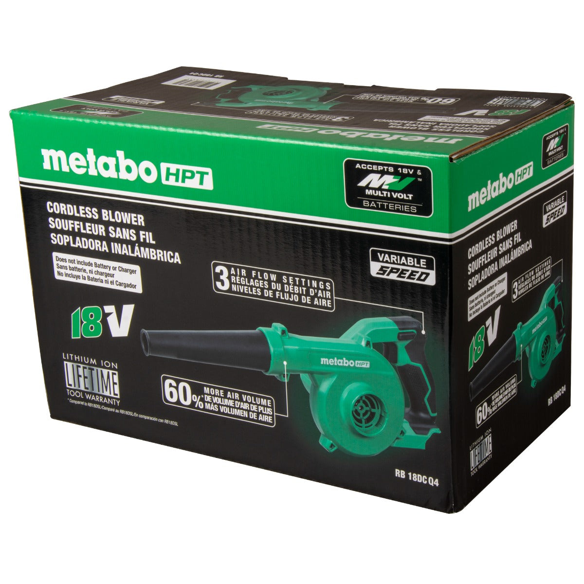 Metabo HPT 18V MultiVolt Cordless Compact Blower (Bare Tool)