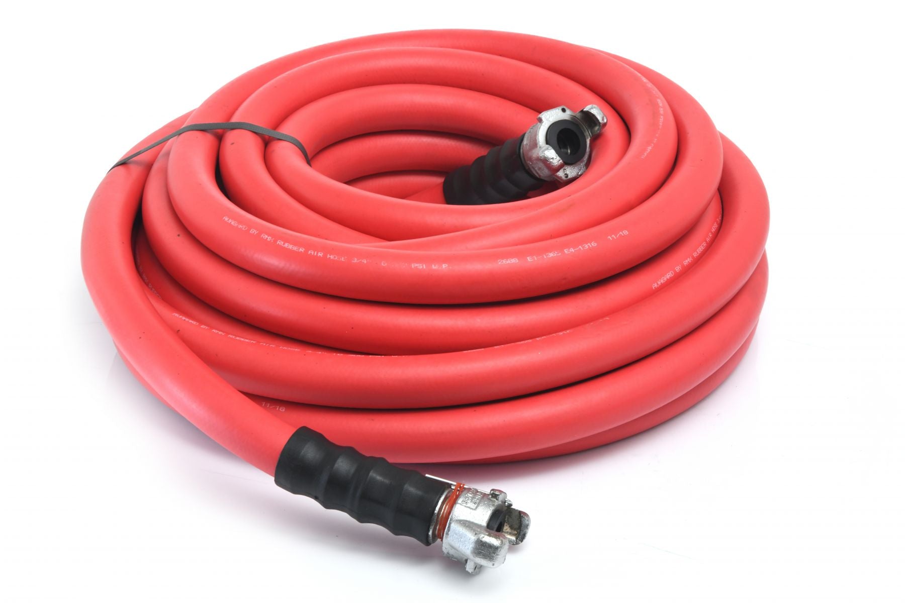 Blubird Impulse 3/4" X 100' Rubber Jack Hammer Hose Assembly RVJH34100R-1