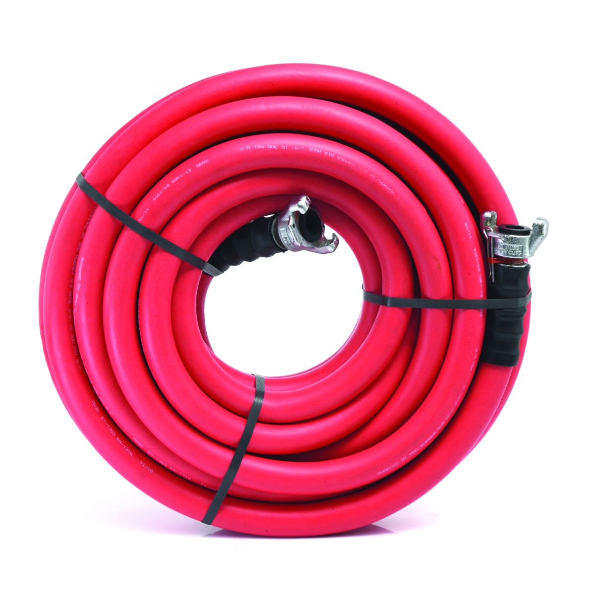 3/4"X50' Rubber Jackhammer Hose with Universal Coupler